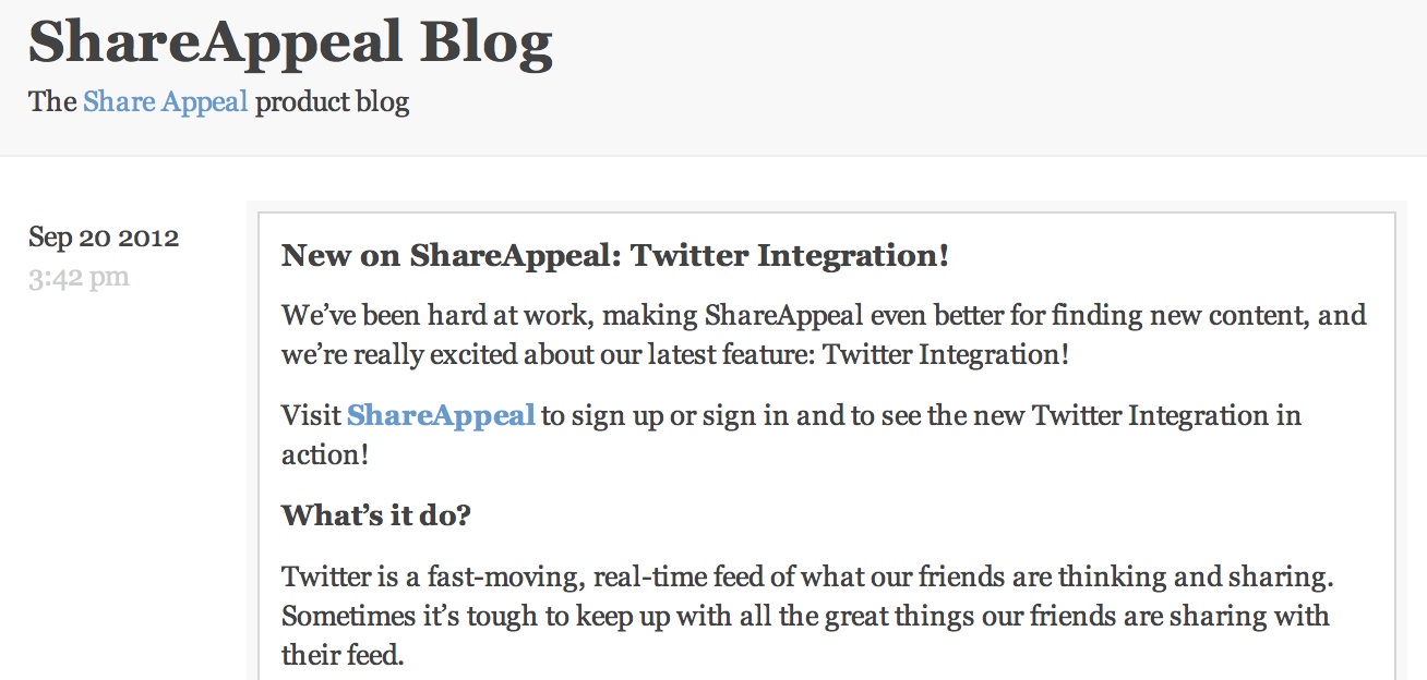 ShareAppeal Blog