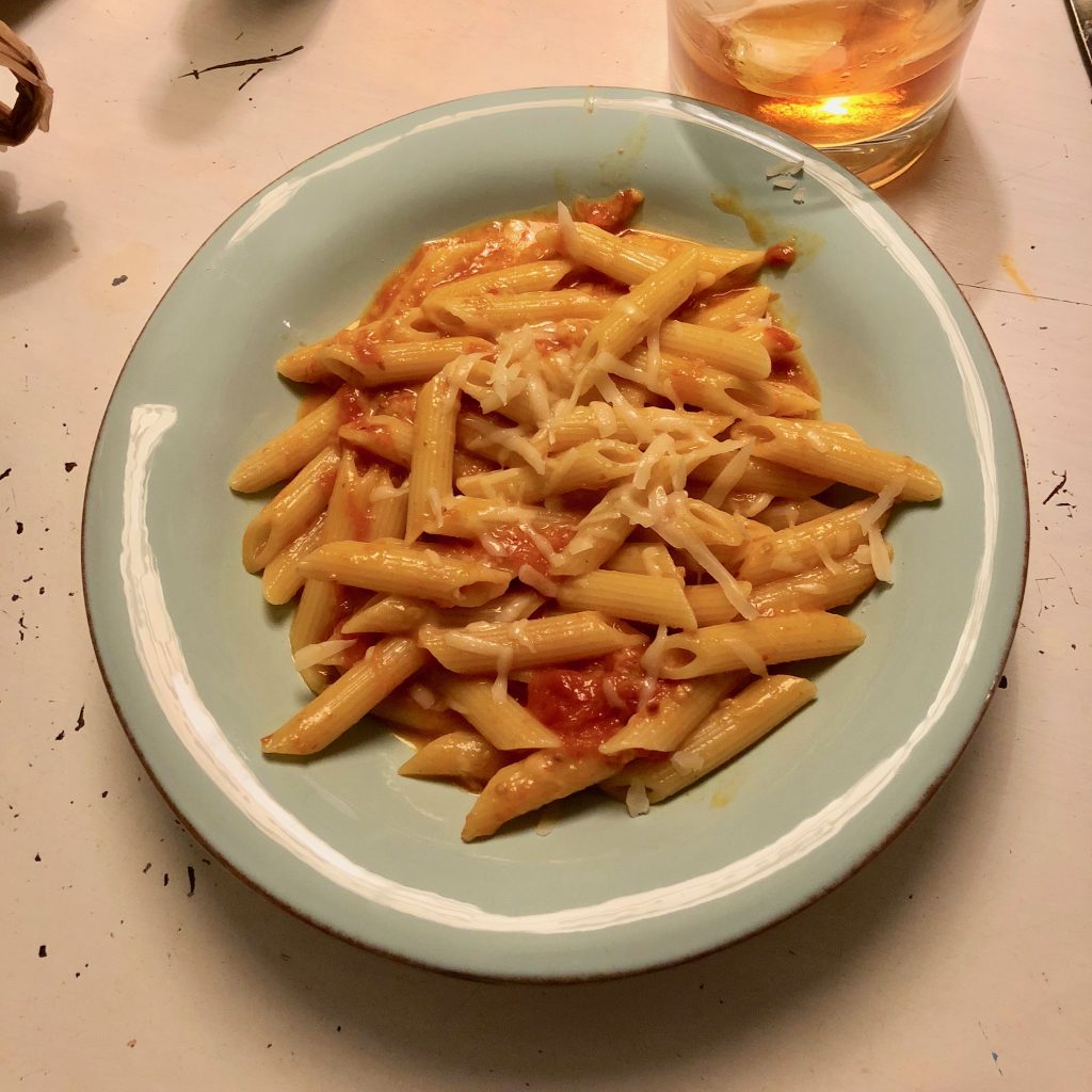 The penne dish