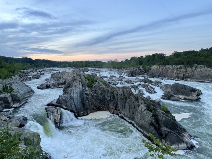 Great Falls outside of Washington DC