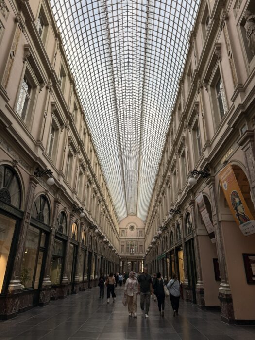 A neat little mall space in Brussels